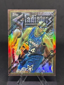 Horace Grant 1996-97 Topps Finest Gladiators refractor de bronce común #27 Magic - Imagen 1 de 2