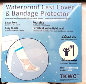 Water Proof Leg Cast Cover for Shower by TKWC Inc - #5738 - Watertight Cover - Picture 1 of 1