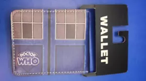 Doctor Who - TARDIS Wallet Mens Ladies Stocking Filler - Vinyl Dr Who Wallet - Picture 1 of 4