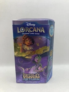 Disney Lorcana TCG: Ursula's Return Sealed Starter Deck - Amber & Amethyst - Picture 1 of 2