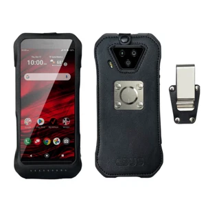 Estuche de cuero ajustado CBUS con clip giratorio para Kyocera DuraForce Ultra 5G E7110 - Imagen 1 de 6