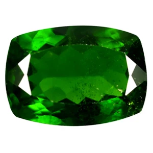 5.41 ct Romantic Cushion Cut (13 x 9 mm) (Un-Heated) Green Chrome Diopside - Picture 1 of 2