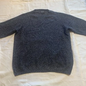 Mens C.C. Filson 100% Wool Crewneck Sweater Made in Scotland Heather XXL Blue - Picture 1 of 10