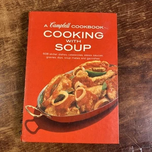 Cooking With Soup Campbell Cookbook 1976 HC **Fireplace Smell - Imagen 1 de 4
