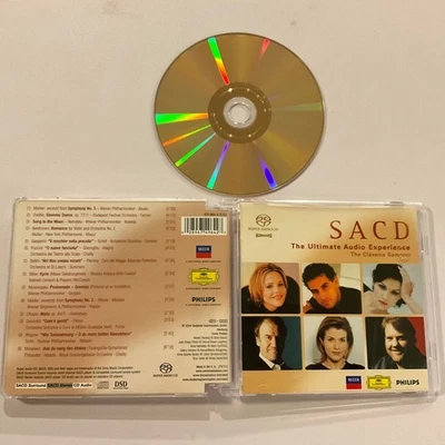 SACD The Classics Sampler 2004 24KT GOLD 5.1/ST Classical Decca Philips 14trks - Bild 1 von 3