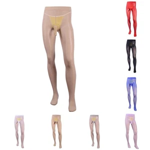 Collant da uomo sexy seta attraverso calze ultra sottili ultrasottili taglie for - Picture 1 of 24