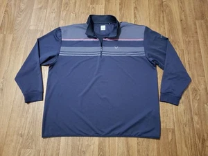 Callaway Langarm Herren 3XL blau pink Wetter Serie 1/4 Reißverschluss Performance Golf - Bild 1 von 8
