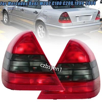 Luz trasera izquierda derecha mercedes-benz w202 c180 c200 1994-2004 lámpara freno trasero Foto 1 de 4