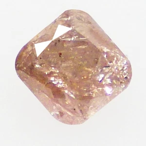 0.12 Ct World Class Cushion 100% Natural UnTreated Fancy Purplish Pink Diamond - Picture 1 of 7