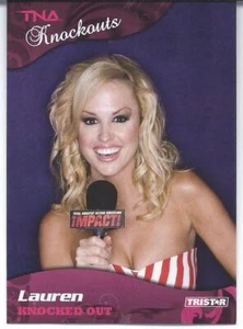 Tristar TNA KNOCKOUTS 2009 lucha libre Lauren noqueado - Imagen 1 de 1