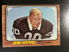 1966 Topps Football Card Jim Otto HOF Raiders