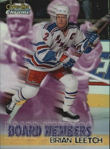 1998-99 (RANGERS) O-Pee-Chee Chrome Board Members Refractors #B3 Brian Leetch