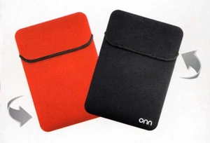 ONN 10.2" Reversible Neoprene Laptop and Tablet Sleeve. Red/Black (ONA18TA010) - Picture 1 of 7
