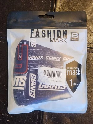 NY Football Giants Fashion Mask (B Mask) - New/Unused - Image 1 of 4