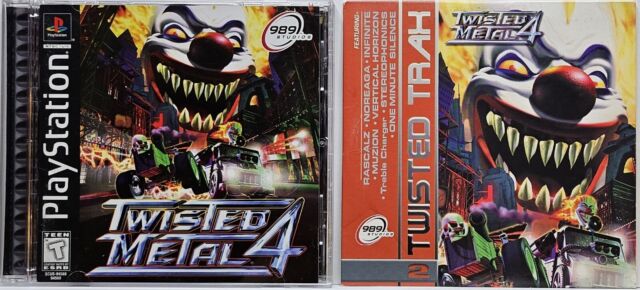 1999 PS1 Playstation Twisted Metal 4 Factory Sealed Greatest Hits VGA/WATA  Ready 711719456025