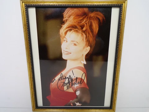 Autographed Genuine Original Picture of Paula Abdul Hand Signed and Framed Cover