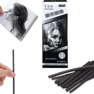 Willow Charcoal Sticks 3-8mm for Sketching Drawing Art Supplies - Picture 1 of 6