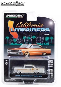 GREENLIGHT CALIFORNIA LOWRIDERS SERIES 2 1955 CHEVROLET BEL AIR WHITE - Picture 1 of 1