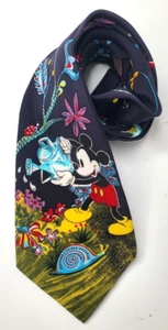 Disney Mickey Mouse Gardener tie Balancine The Tie Works HUmmingbirds Vintage - Picture 1 of 5