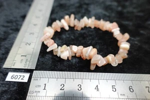Bracelet baroque chips PIERRE DE LUNE ADULAIRE naturelle d'Inde 16cm qualité A - Picture 1 of 3