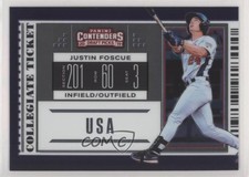 2019 Elite Extra Edition USA Collegiate National Team Tickets Justin Foscue