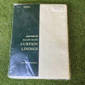 St. Bernard Ready Made Curtain Linings- 90"Wx90"L New In Package - Picture 1 of 2