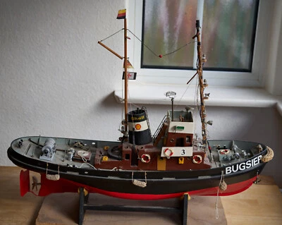 Graupner Bugsier 3 Hafenschlepper mit Fernsteuerung *Für Bastler!* *Nur Abholung - Bild 1 von 4