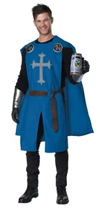 Knight's Surcoat Medieval Renaissance Musketeer Adult Costume  - Picture 1 of 3