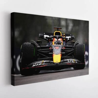 Max Verstappen, F1 Wall Art Canvas Unframed Print Art - Image 1 of 3