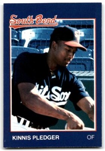 1988 Grand Slam Baseball Card Kinnis Pledger c South Bend White Sox #9