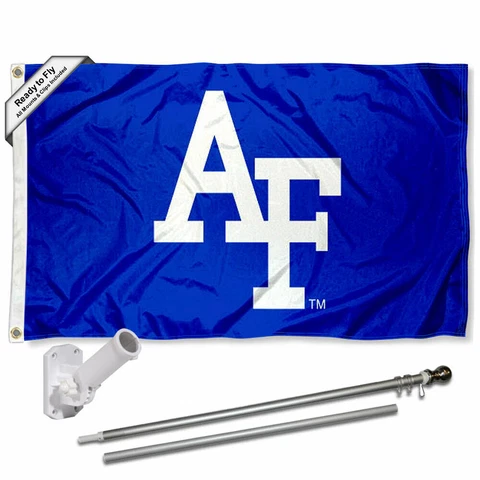 Air Force Falcons Flag Pole and Bracket Gift Set Package Cover