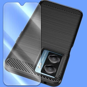 2in1 Clear Screen Protector Carbon Fiber Cover Case f OnePlus Nord N300 5G Phone - Picture 1 of 1