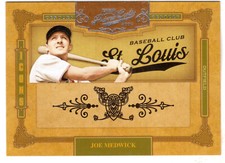 2008 PLAYOFF PRIME CUTS #37 JOE MEDWICK ICONS SILVER CENTURY #04/10