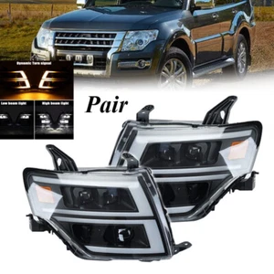 2X Faro proiettore anteriore dinamico led per mitsubishi pajero montero v93 v97 2009-2021 - Foto 1 di 19