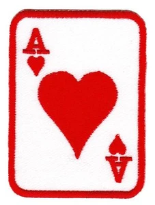 au87★Tarjeta corazón as parche planchar imagen para planchar parche parches para planchar 5,5 x 7,5 cm - Imagen 1 de 1