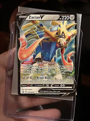 Zacian V SWSH018 SWSH: Sword & Shield Promo Cards Holo - Image 1 of 2