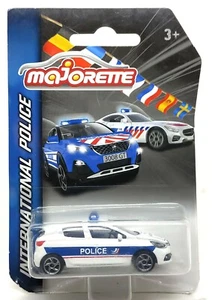 Majorette Renault Clio Sport France Police White (3") Long Package Damage 001 - Picture 1 of 5