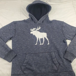 Abercrombie Kids Hooded Sweatshirt Jacket Size 13/14 Hoodie Grey - Picture 1 of 7