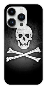 Coque en silicone imprimée compatible Apple iPhone 14 Pro Drapeau Pirate - Picture 1 of 3
