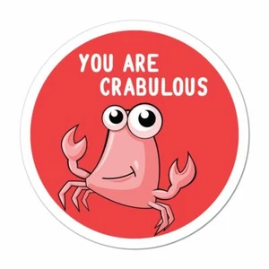 You Are Crabulous Pun Funny Cute Animal Fabulous Inspiration Car Sticker Decal - Picture 1 of 1
