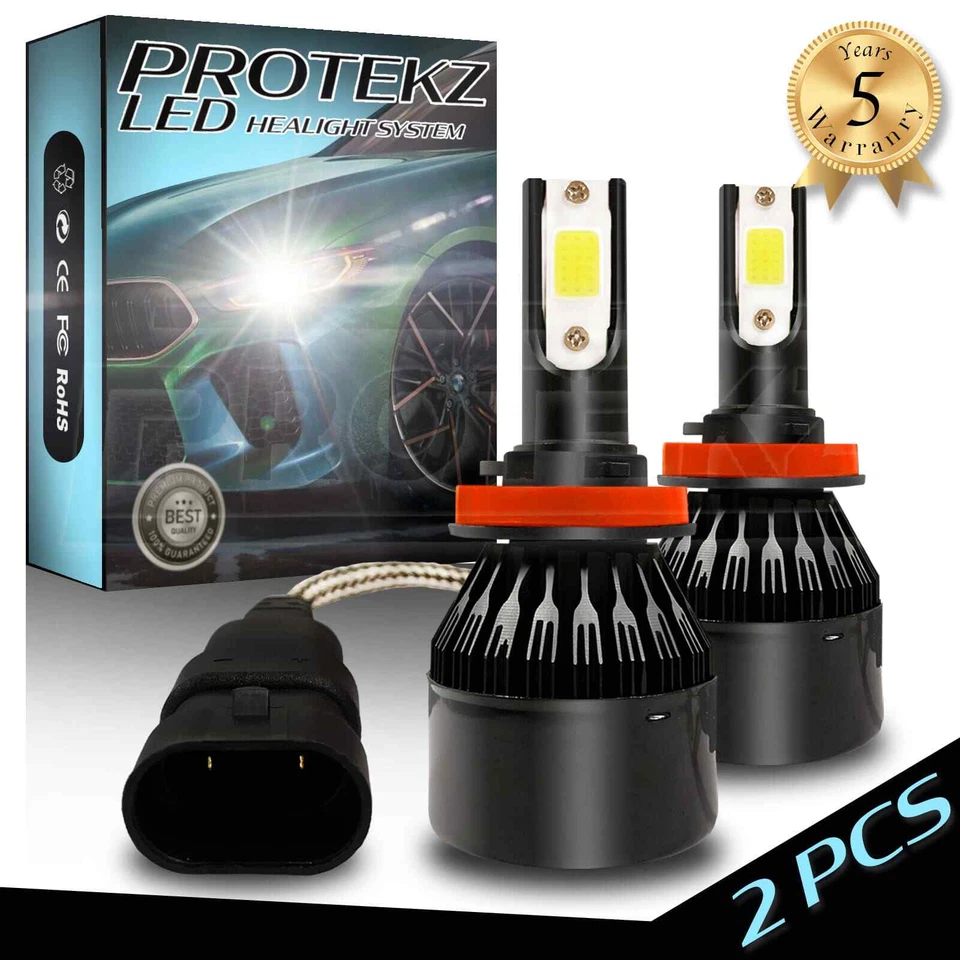 9007 Kit de faros LED bombillas Turbo CoolFan 6000K para Hummer H2 haz alto y bajo Foto 1 de 4