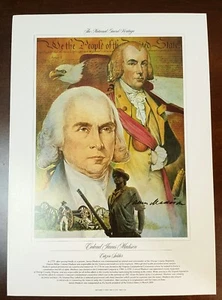 The National Guard Heritage Collectible 10 X 14 Print Colonel James Madison - Picture 1 of 1