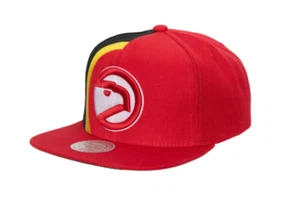 Atlanta Hawks Mitchell & Ness Retroline HWC Snapback Hat -Red - Picture 1 of 2