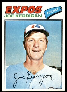 1977 Topps Joe Kerrigan RC Montreal Expos #341