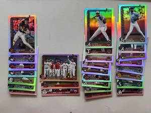 2025 Topps Series 1 Baseball - Rainbow Foil Parallel (34 Card Lot) - Picture 1 of 12