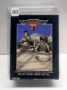 Warriors 1:35 esculpido por Taesung Harmms M-1A1 tanque tripulación conjunto 2 resina 35528 - Imagen 1 de 3