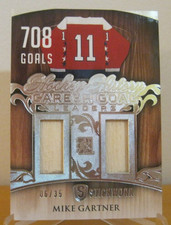 2015 ITG LEAF ~MIKE GARTNER~ STICKWORK CAREER GOAL LEADERS #6 OF ONLY 35!