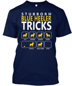 T-Shirt Blue Heller Tricks hartnäckiger Absatz Sit Down Shake Made in USA Größe S-5XL - Bild 1 von 1