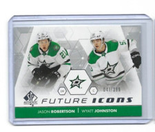 2022-23 UD SP Authentic JASON ROBERTSON WYATT JOHNSTON Future Icons 041/399