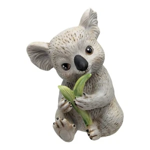 Statuina Lefton Koala Orso Bambino Ceramica 4” Vintage Giappone 06012 - Foto 1 di 7